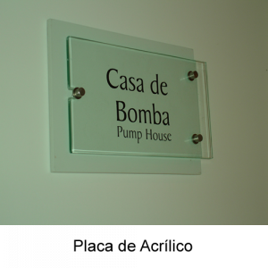 Placa de Acrílico